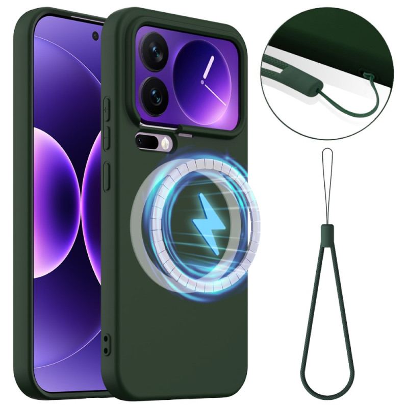 Skal Xiaomi 17 Pro Max Magnetisk Silikon Och Rem