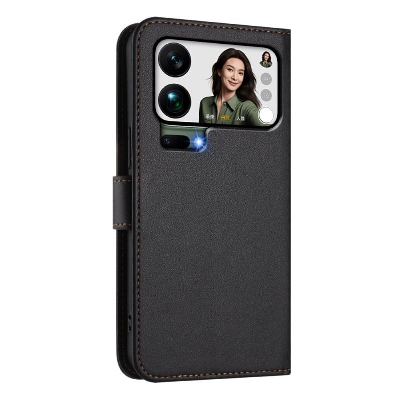 Skyddsfodral Xiaomi 17 Pro Max Enkel Lädereffekt