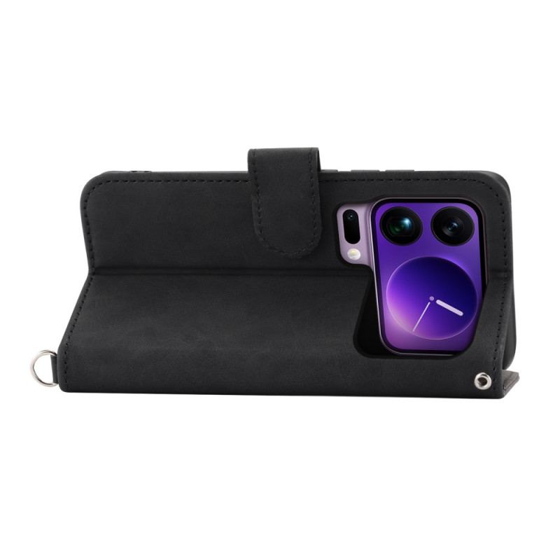 Skyddsfodral Xiaomi 17 Pro Max Spets Med Rem Och Axelrem