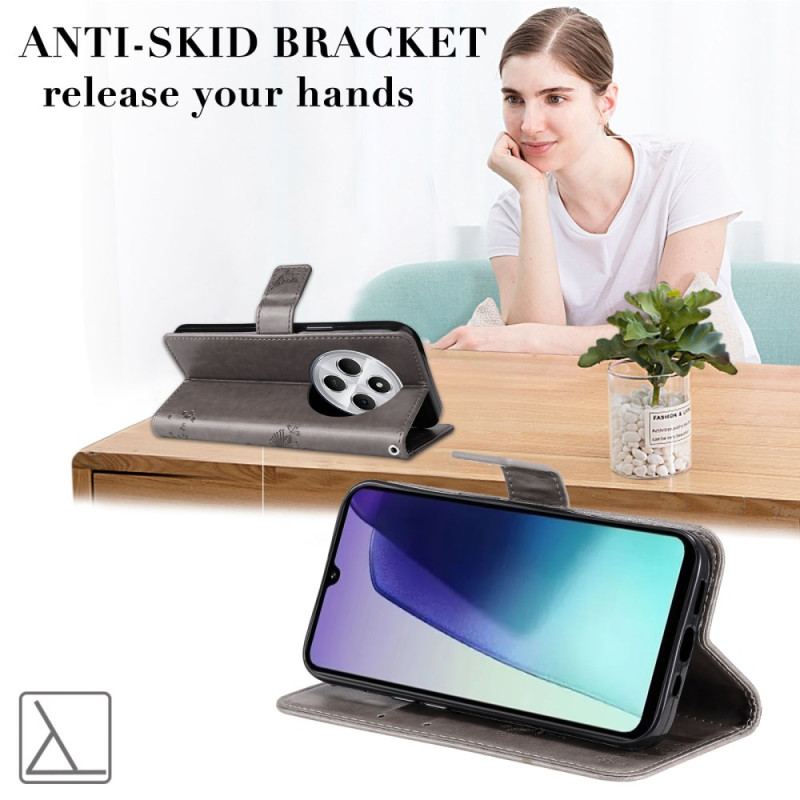 Fodral För Poco C75 Katt Och Träd Med Rem