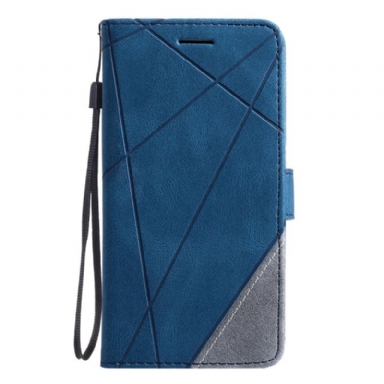 Fodral Poco C75 Geometriskt Mönster Med Rem