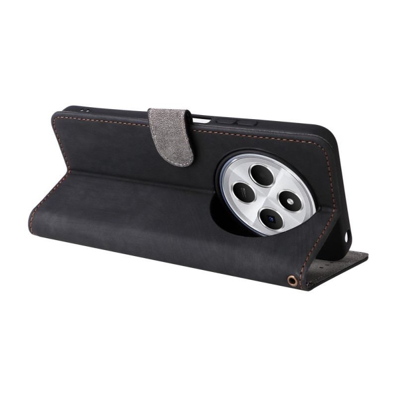 Fodral Poco C75 Rfid-blockering I Mockaeffekt Med Rem