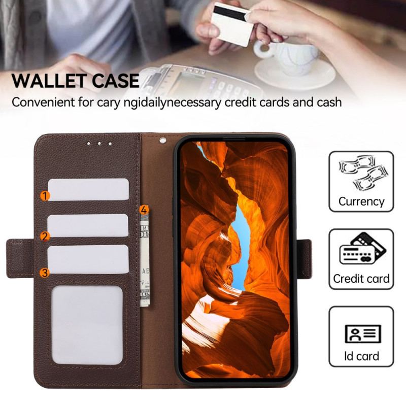 Läderfodral Poco C75 Telefonfodral Klassisk Abeel