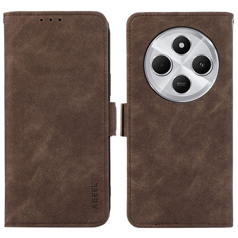 Läderfodral Poco C75 Telefonfodral Vintage Abeel