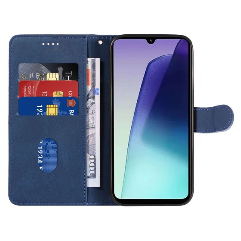 Läderskal Fodral Poco C75 Linjer