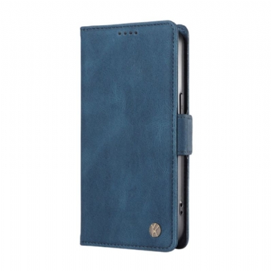 Läderskal Fodral Poco C75 Mockaeffekt Yikatu