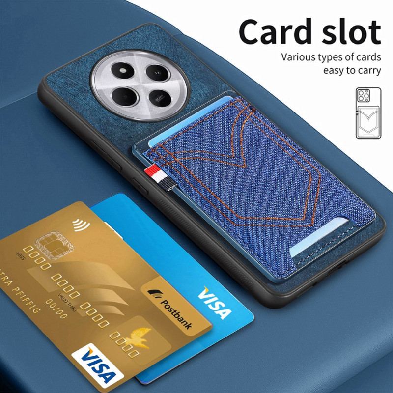 Skal För Poco C75 Korthållare I Denim