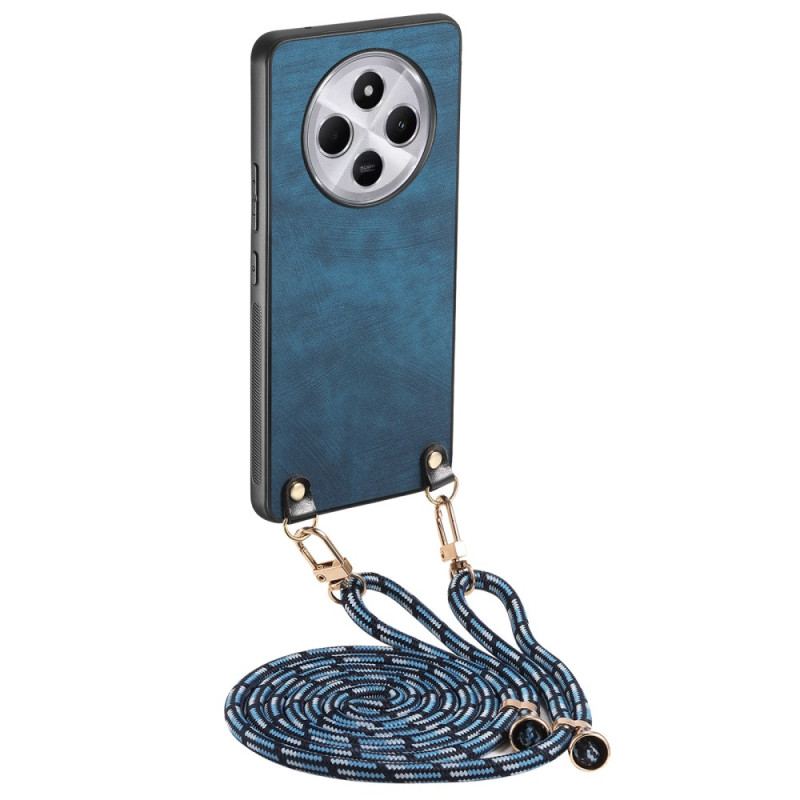 Skal För Poco C75 Retro Lädereffekt