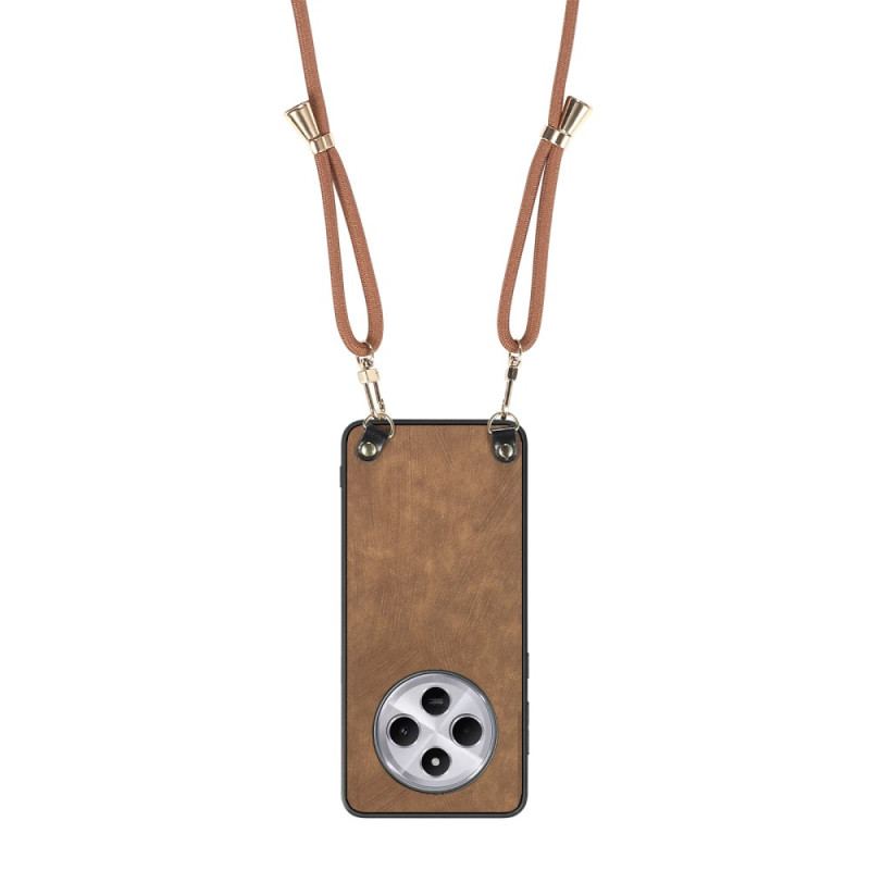 Skal För Poco C75 Retro Lädereffekt