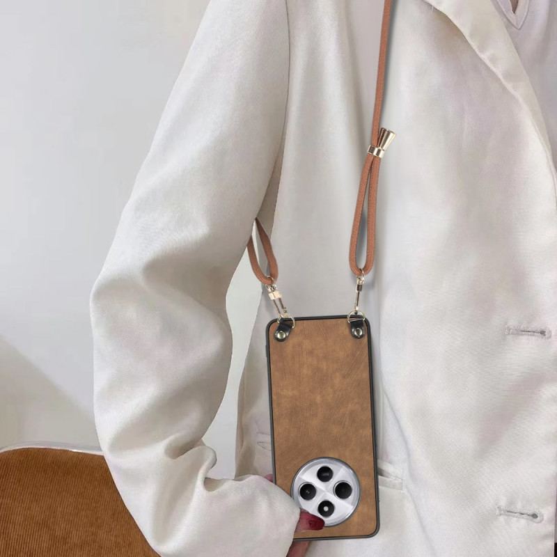 Skal För Poco C75 Retro Lädereffekt