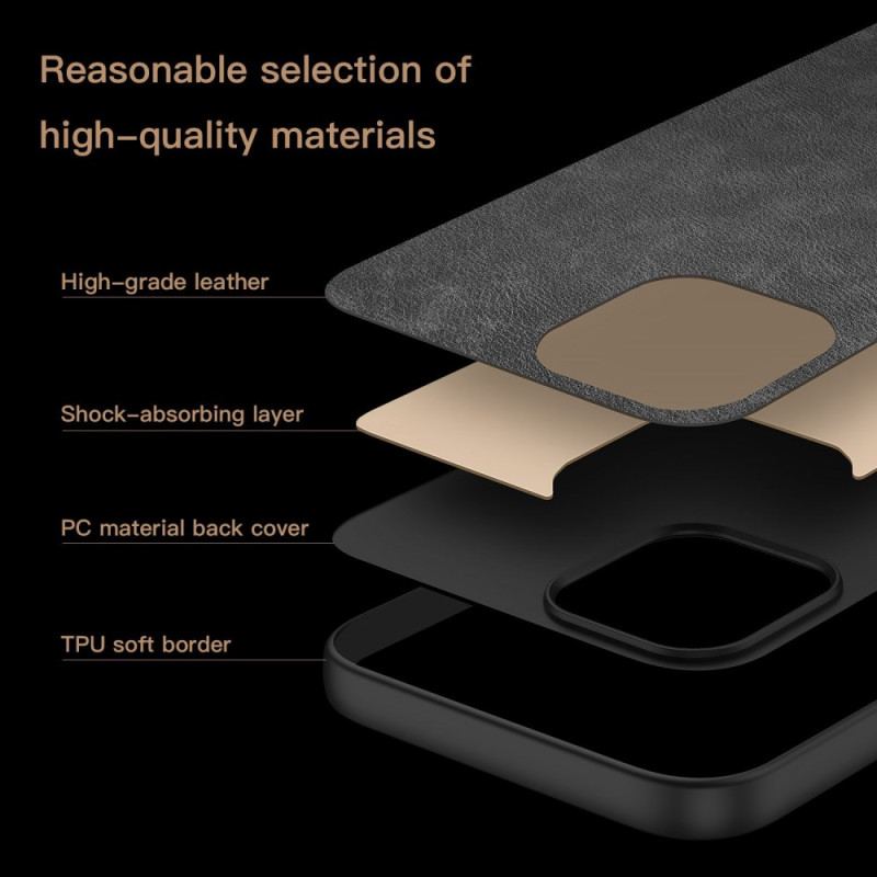 Skal Poco C75 Retro Konstläder