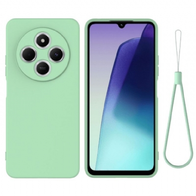 Skal Poco C75 Telefonfodral Flytande Silikonrem