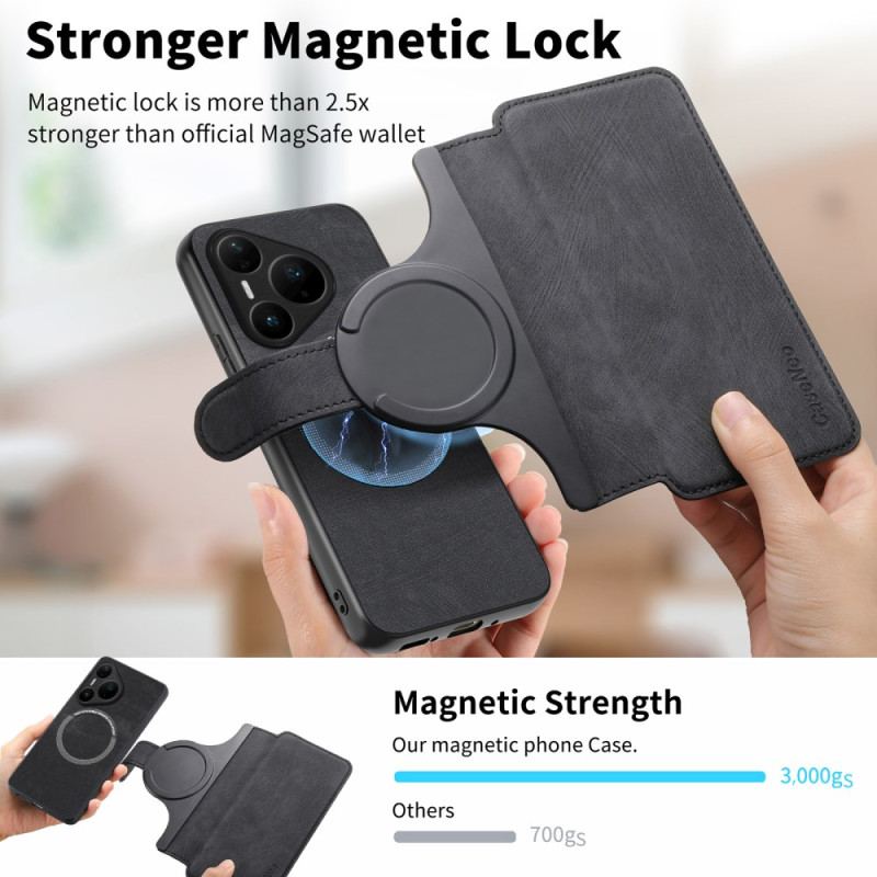 Läderfodral Huawei Pura 80 Pro Telefonfodral Avtagbart Fodral Caseneo