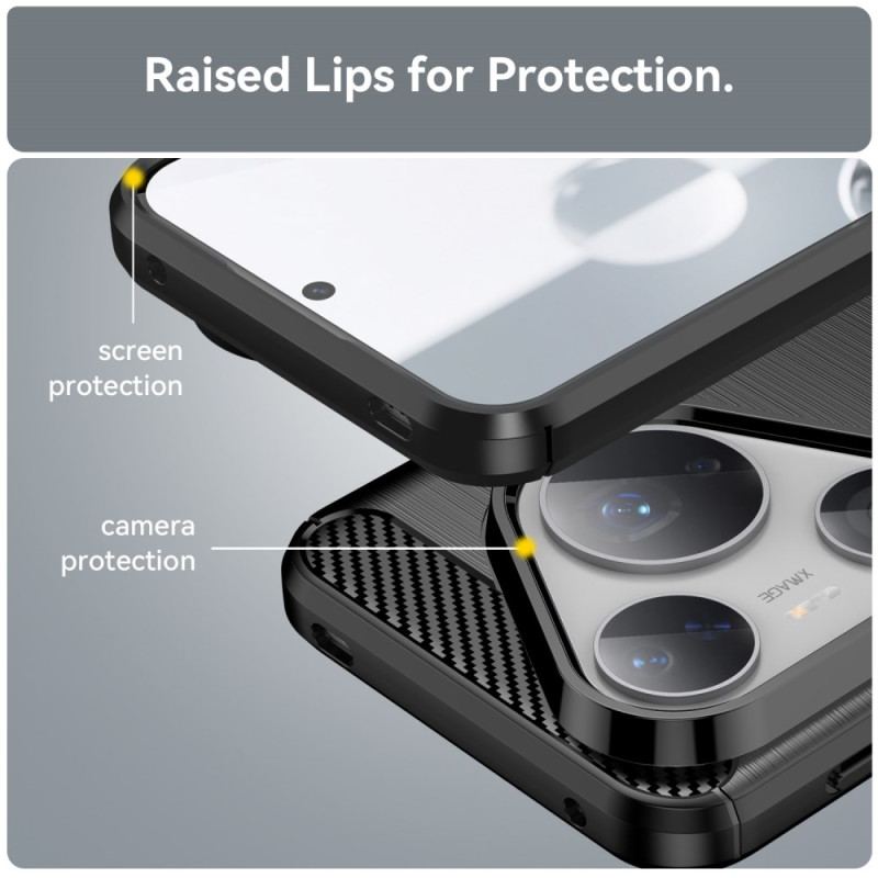 Skal Huawei Pura 80 Pro Borstad Kolfiber