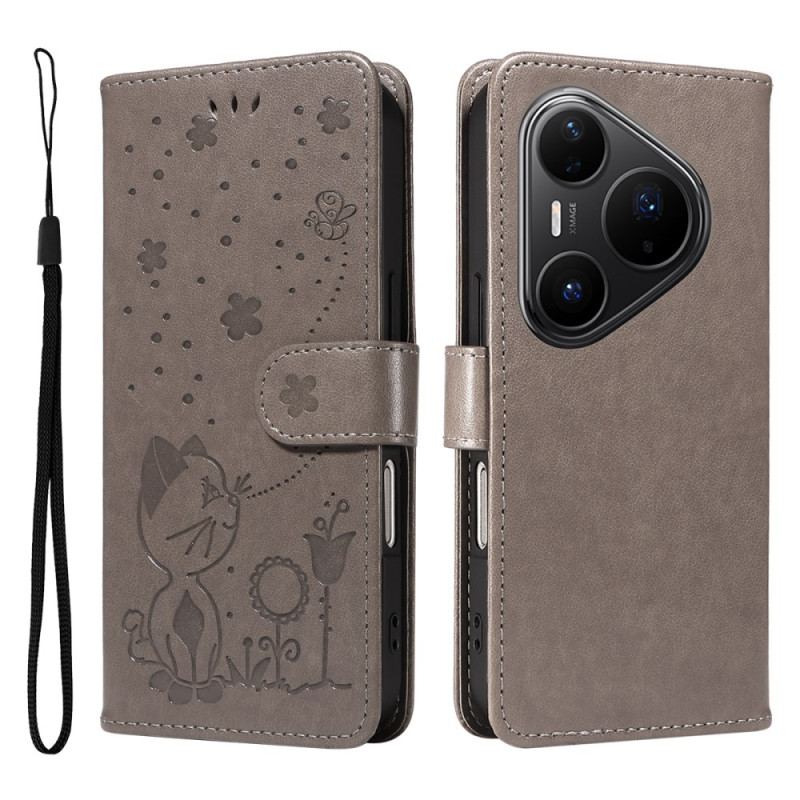 Skyddsfodral Huawei Pura 80 Pro Katt Och Bi