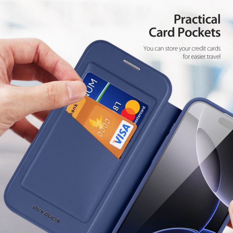 Folio-fodral För iPhone 17 Pro Skin X Pro-serien Med Dux Ducis-stativ