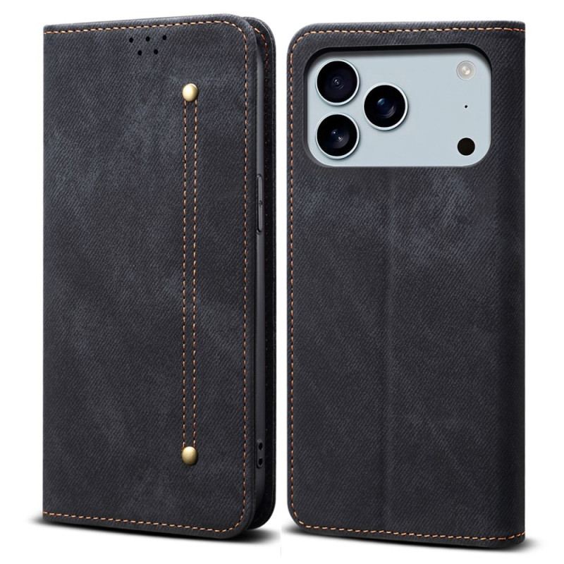 Folio-fodral iPhone 17 Pro Denimtyg