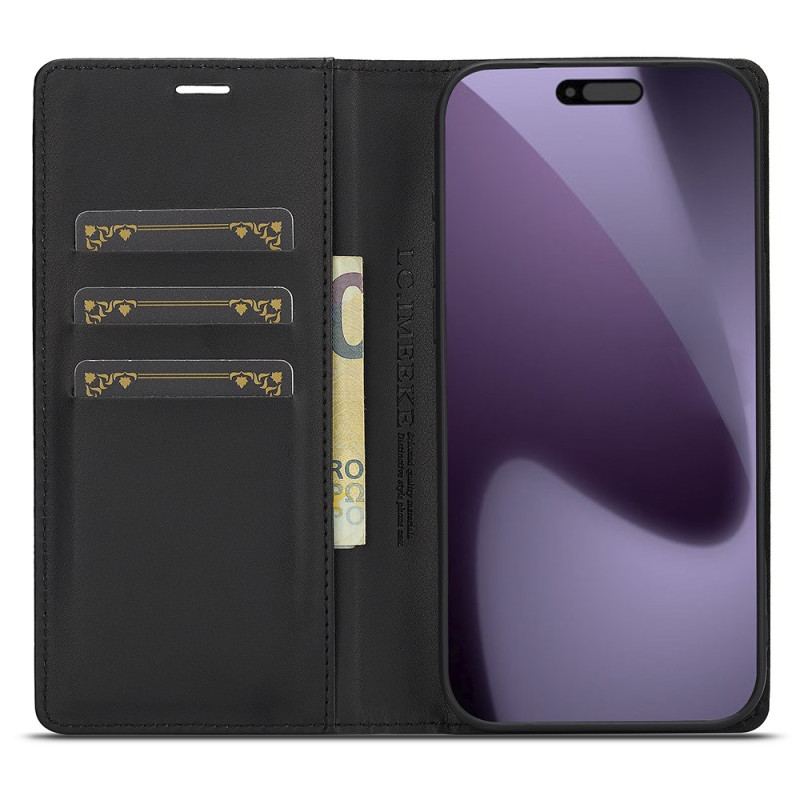 Folio-fodral iPhone 17 Pro Lc.imeeke Kolfiber