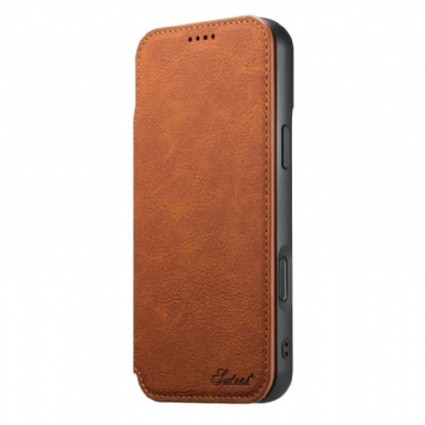 Folio-fodral iPhone 17 Pro Telefonfodral Magsafe-kompatibel Vintage-design