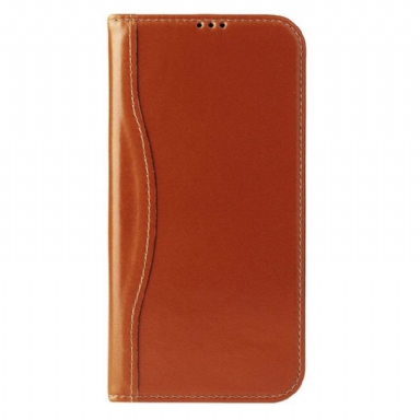 Folio-fodral iPhone 17 Pro Telefonfodral Premium Läderdesign