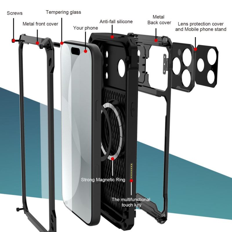 Skal För iPhone 17 Pro Magsafe Premium-skydd