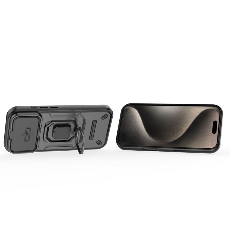 Skal För iPhone 17 Pro Ringfodral Med Linsskydd