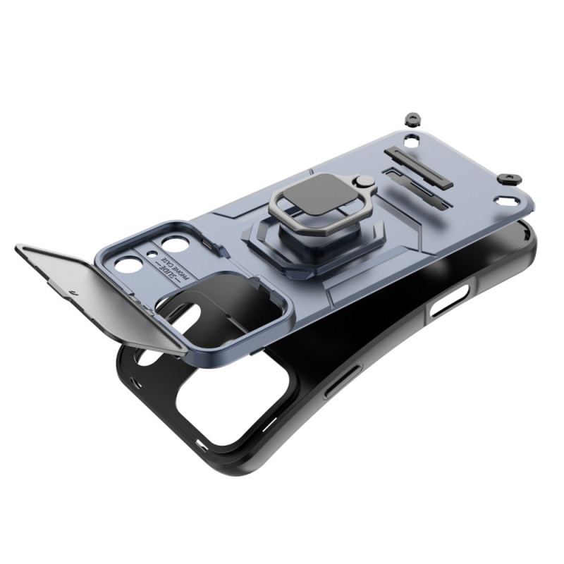 Skal För iPhone 17 Pro Ringfodral Med Linsskydd