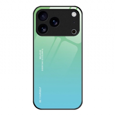 Skal För iPhone 17 Pro Var Dig Själv Härdat Glas