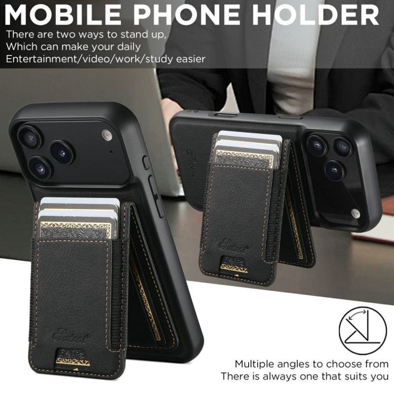 Skal iPhone 17 Pro Magsafe 2-i-1-avtagbar Korthållare