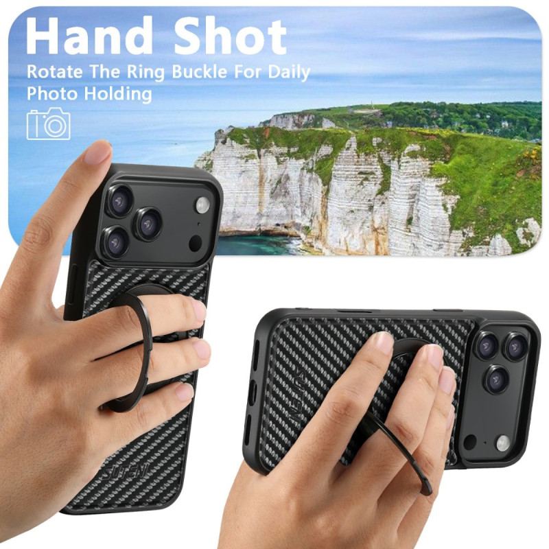 Skal iPhone 17 Pro Magsafe Roterande Fäste Och Kolfiber