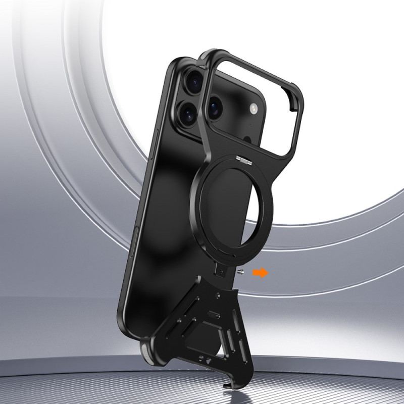 Skal iPhone 17 Pro Magsafe-stötfångare Med Roterande Stativ