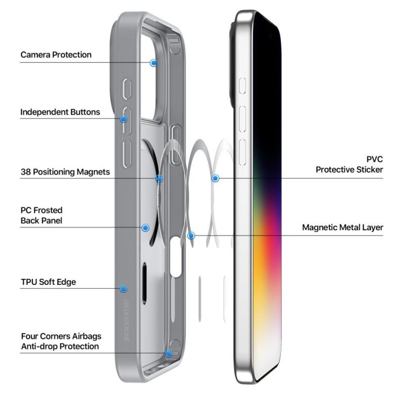 Skal iPhone 17 Pro Magsafe Yind-serien Dux Ducis