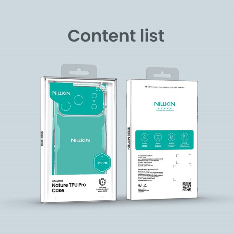 Skal iPhone 17 Pro Nature Pro-serien Nillkin