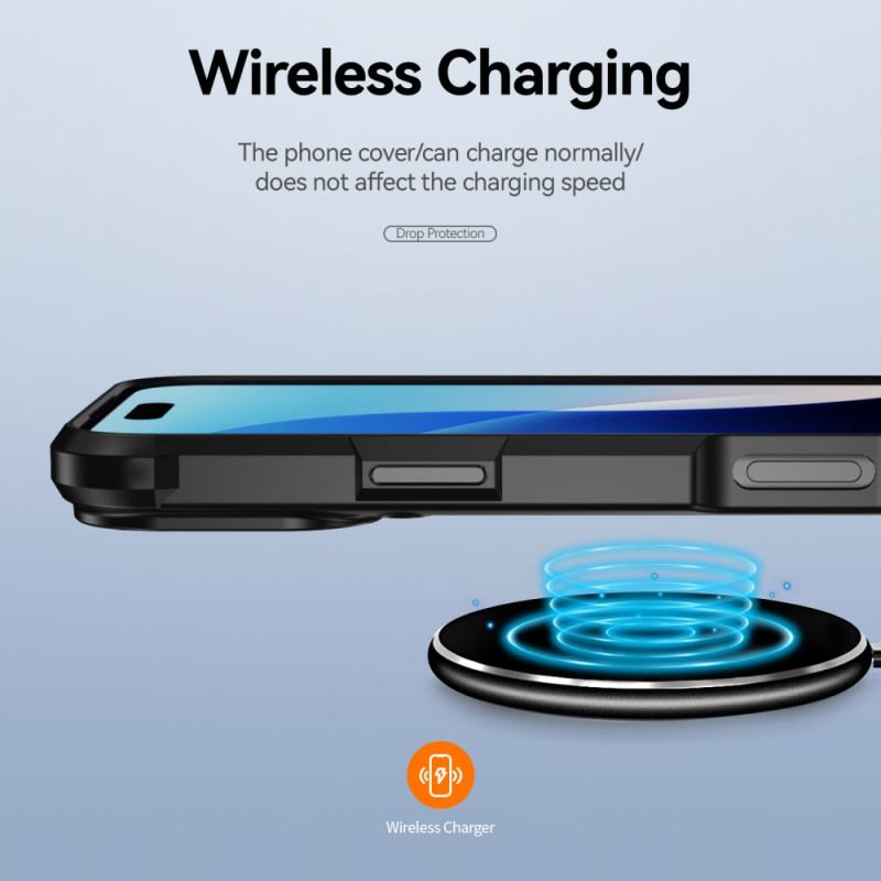 Skal iPhone 17 Pro Telefonfodral Hybrid Transparent