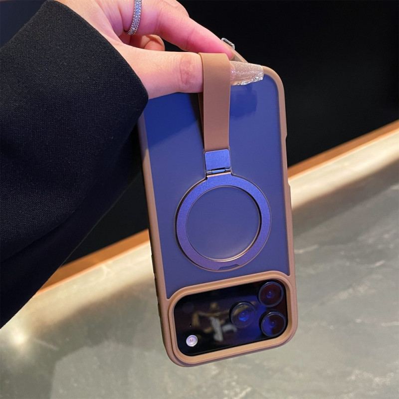 Skal iPhone 17 Pro Telefonfodral Integrerad Hållare För Rem Och Ring