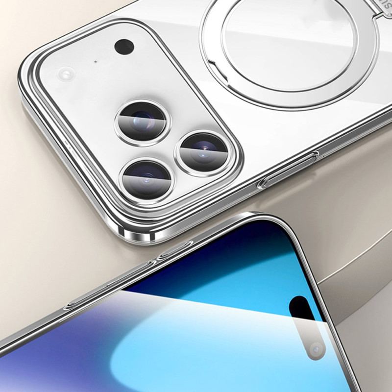 Skal iPhone 17 Pro Telefonfodral Magsafe-kompatibelt Vikbart Stativ