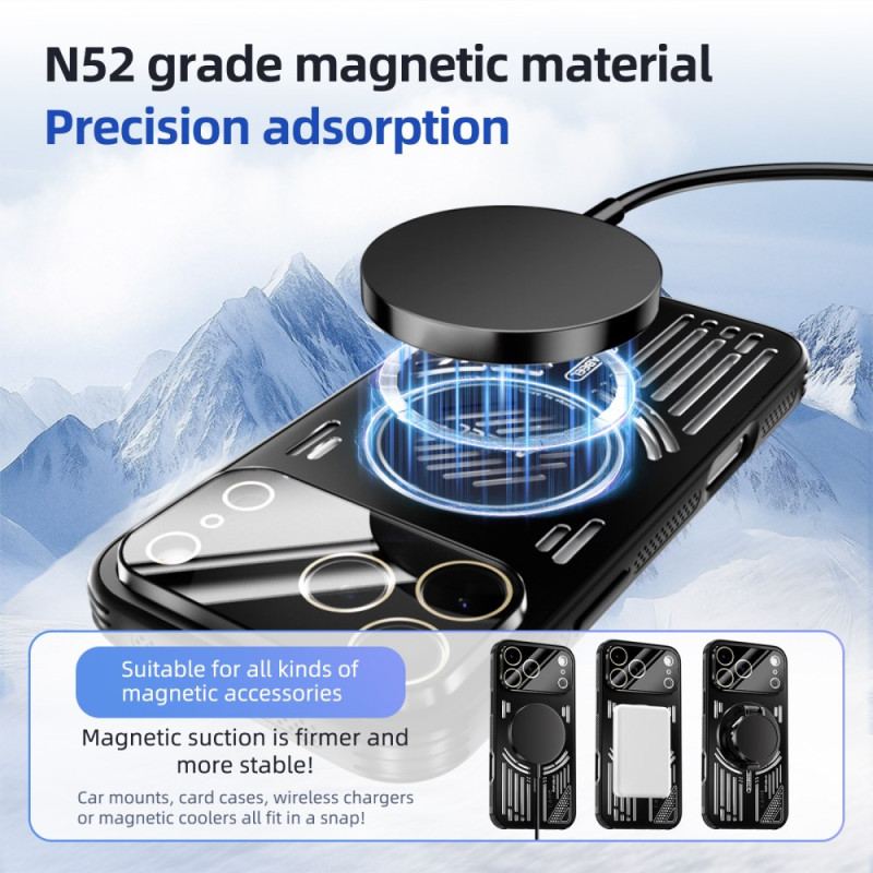 Skal iPhone 17 Pro Telefonfodral Magsafe Med Abbel-värmeavledning