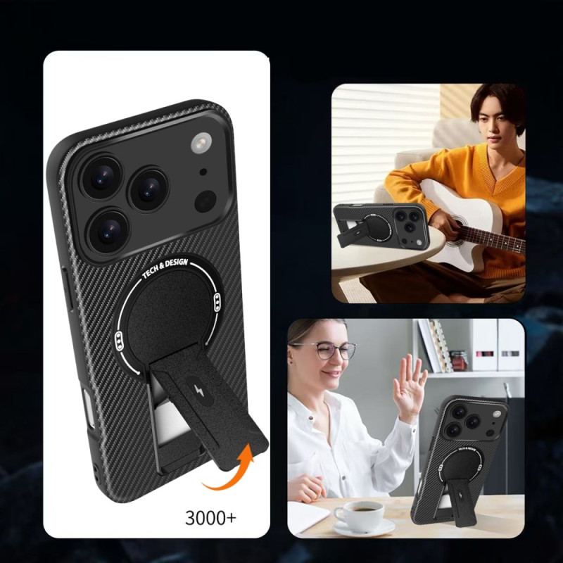 Skal iPhone 17 Pro Telefonfodral Robust Med Stativ