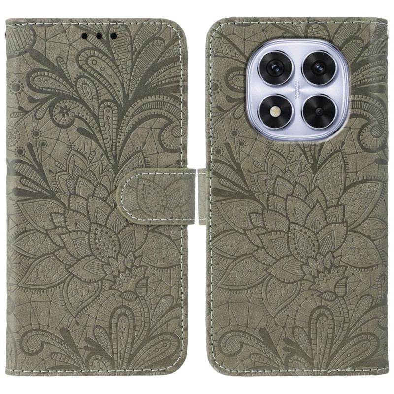 Fodral Xiaomi Redmi Note 14 Pro 4g Blommig Spets