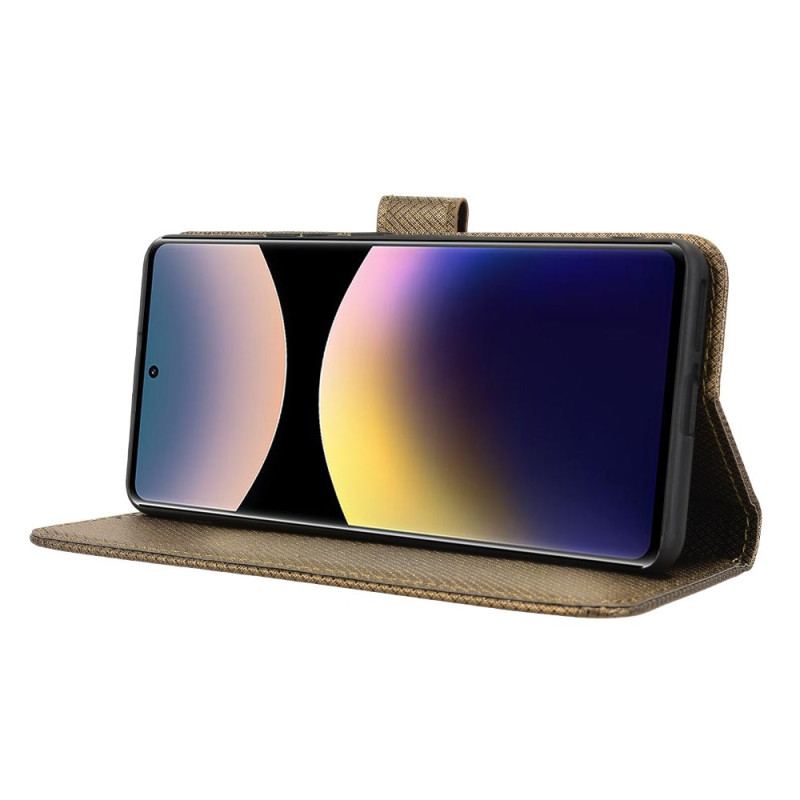 Fodral Xiaomi Redmi Note 14 Pro 4g Diamantstruktur