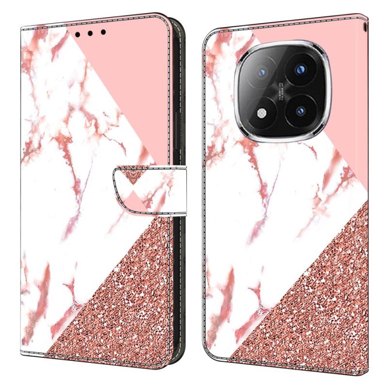 Fodral Xiaomi Redmi Note 14 Pro 4g Triangulär Marmor