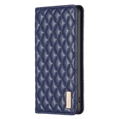 Folio-fodral Xiaomi Redmi Note 14 Pro 4g Telefonfodral Quiltad Binfen-färg