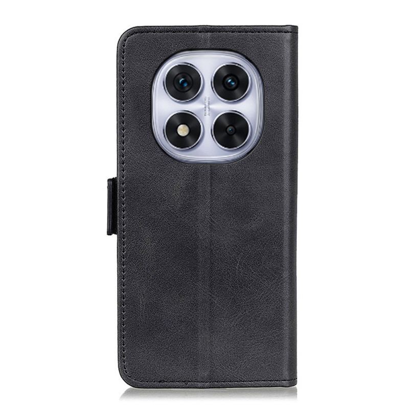 Läderfodral Xiaomi Redmi Note 14 Pro 4g Telefonfodral Dubbelspänne