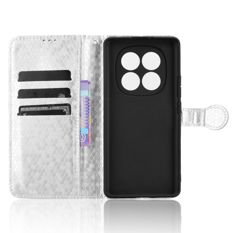 Läderfodral Xiaomi Redmi Note 14 Pro 4g Telefonfodral Glänsande Vikter