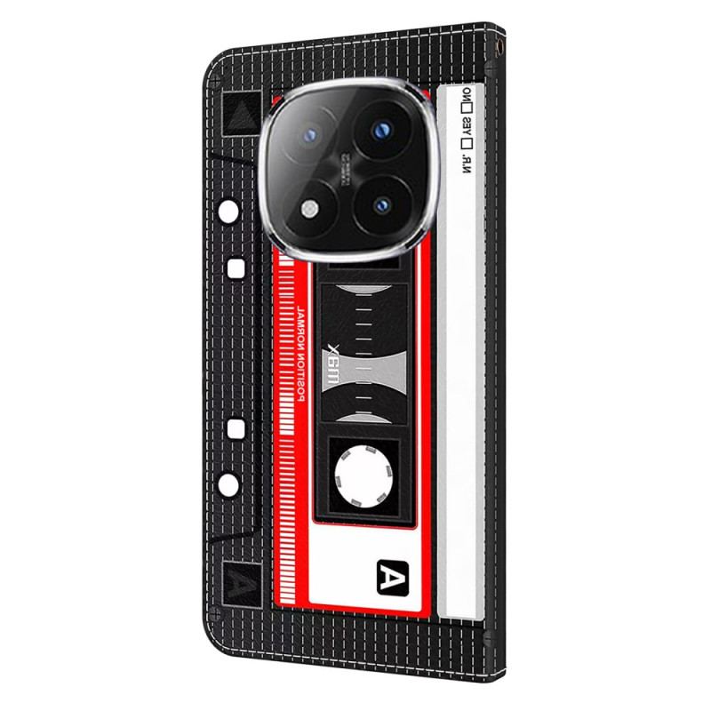 Läderfodral Xiaomi Redmi Note 14 Pro 4g Telefonfodral Kassettband