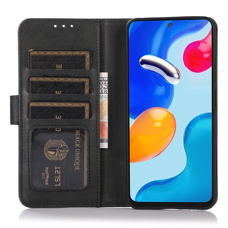 Läderfodral Xiaomi Redmi Note 14 Pro 4g Telefonfodral Lädereffekt