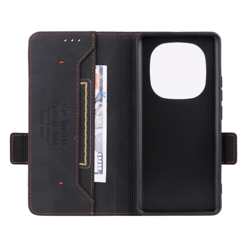 Läderfodral Xiaomi Redmi Note 14 Pro 4g Telefonfodral Retro