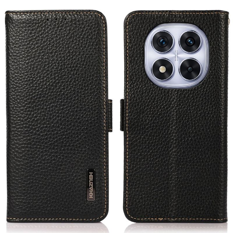 Läderskal Fodral Xiaomi Redmi Note 14 Pro 4g Äkta Läder Khazneh