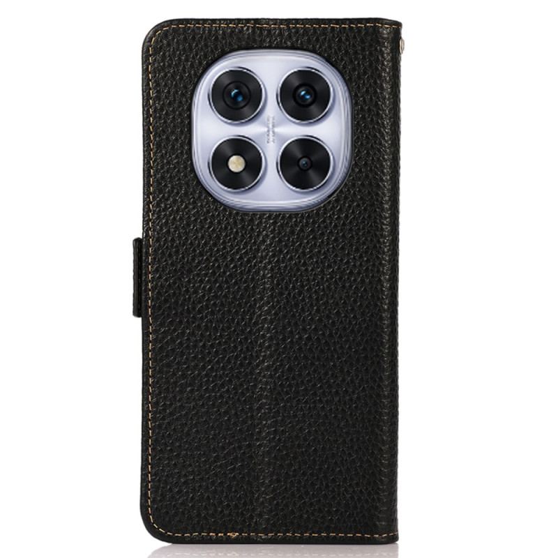 Läderskal Fodral Xiaomi Redmi Note 14 Pro 4g Äkta Läder Khazneh