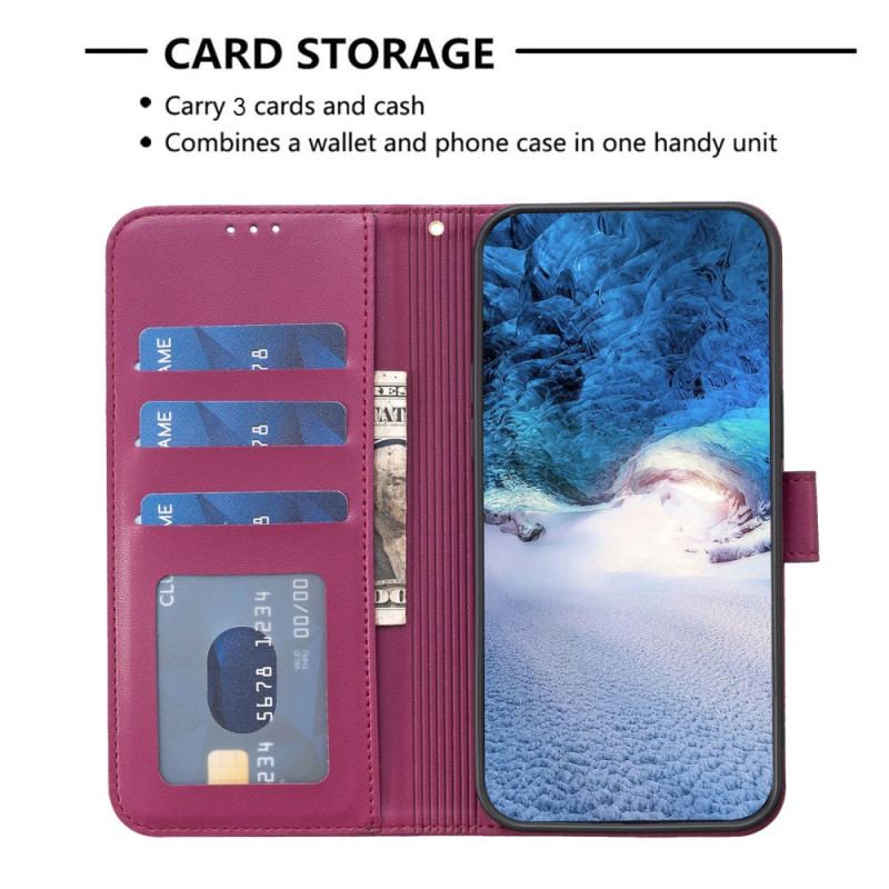 Läderskal Fodral Xiaomi Redmi Note 14 Pro 4g Klöverfärgad